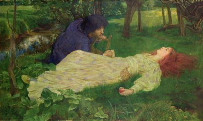 Stille middag, 1894 door John Byam Liston Shaw